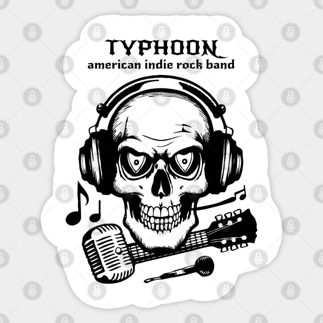 Typhoon Sticker by mid century icons